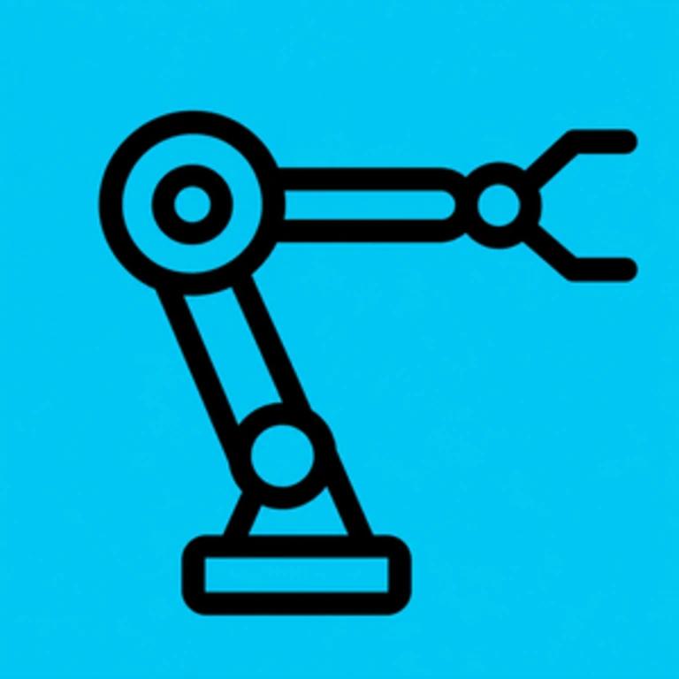 代表物理 AI 与工业智能的机械臂
